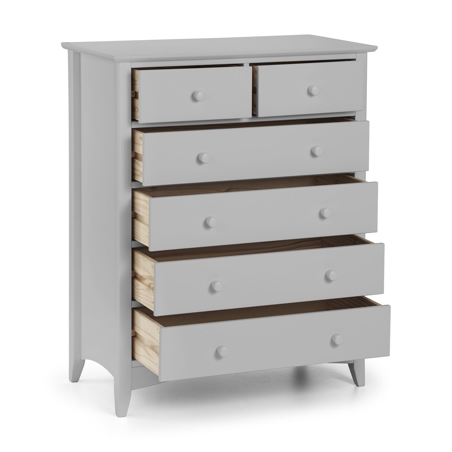 CAMEO 4+2 CHEST - DOVE GREY