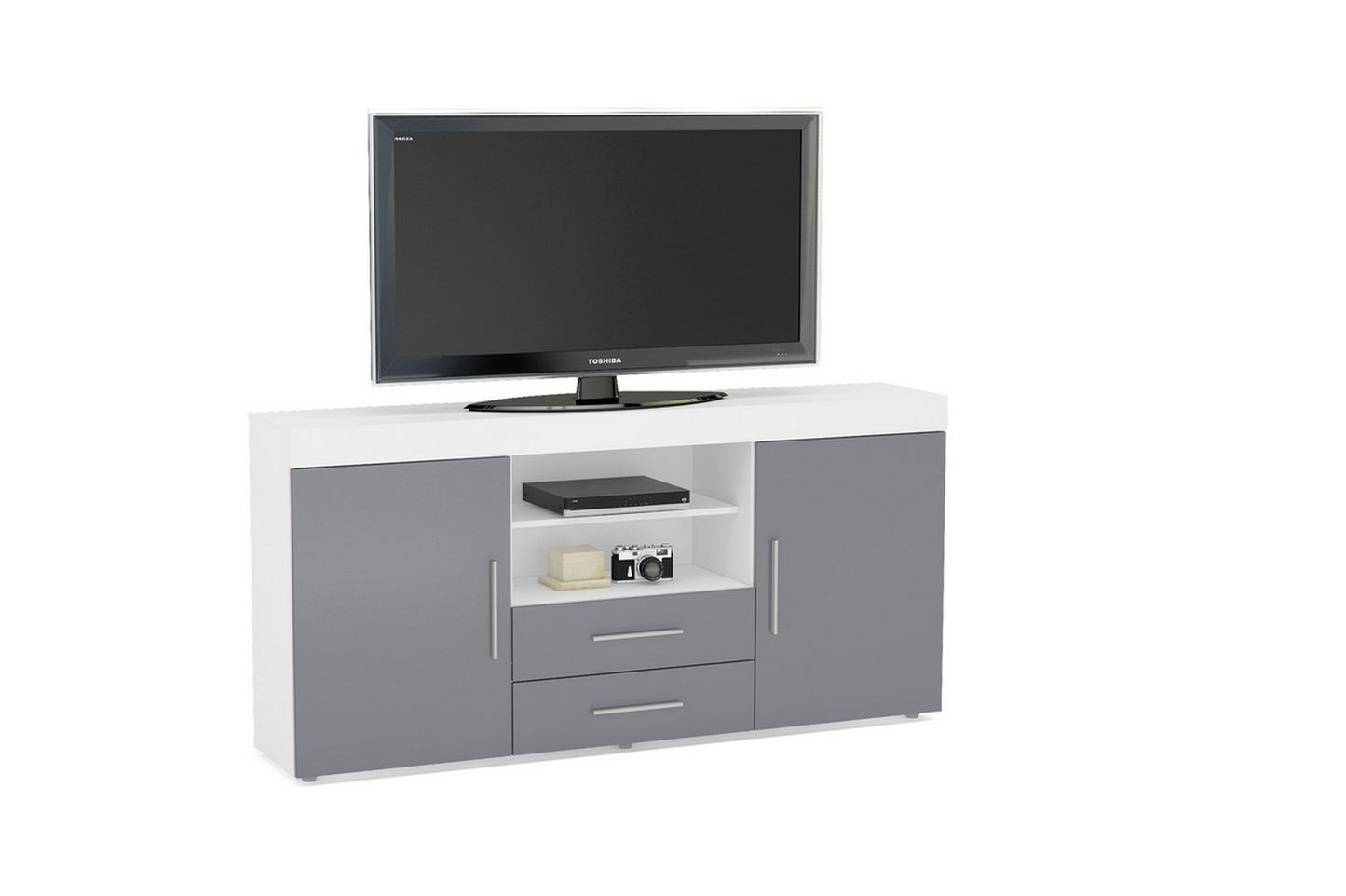 Edgeware 2 Door 2 Drawer Sideboard White