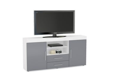 Edgeware 2 Door 2 Drawer Sideboard White