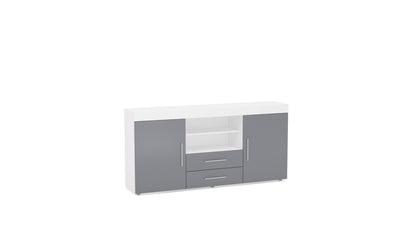 Edgeware 2 Door 2 Drawer Sideboard White