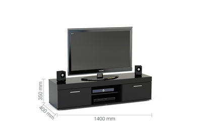 Edgeware TV Unit Black