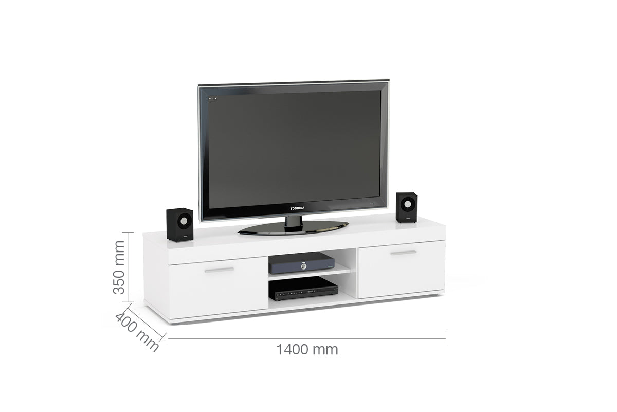 Edgeware TV Unit White