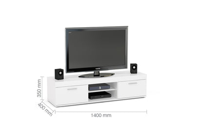 Edgeware TV Unit White