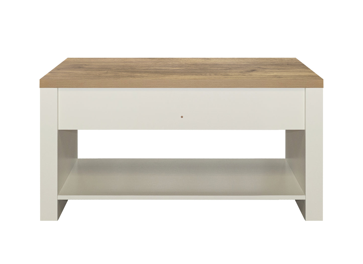 Highgate 2 Drawer Coffee Table Cream & Oak