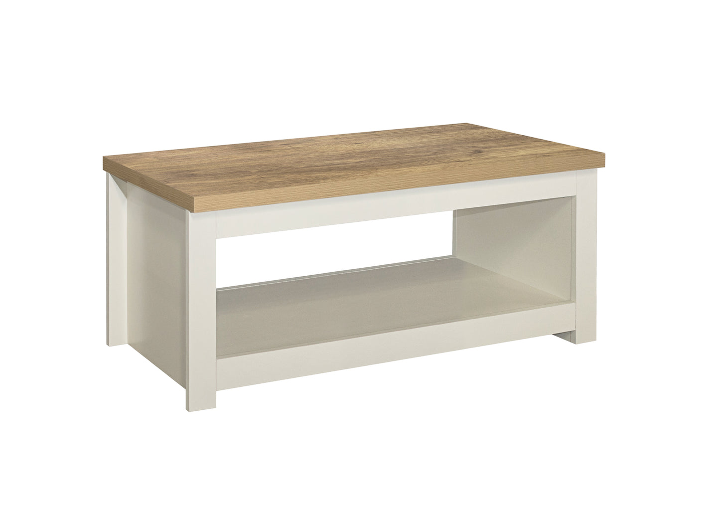 Highgate Coffee Table Cream & Oak