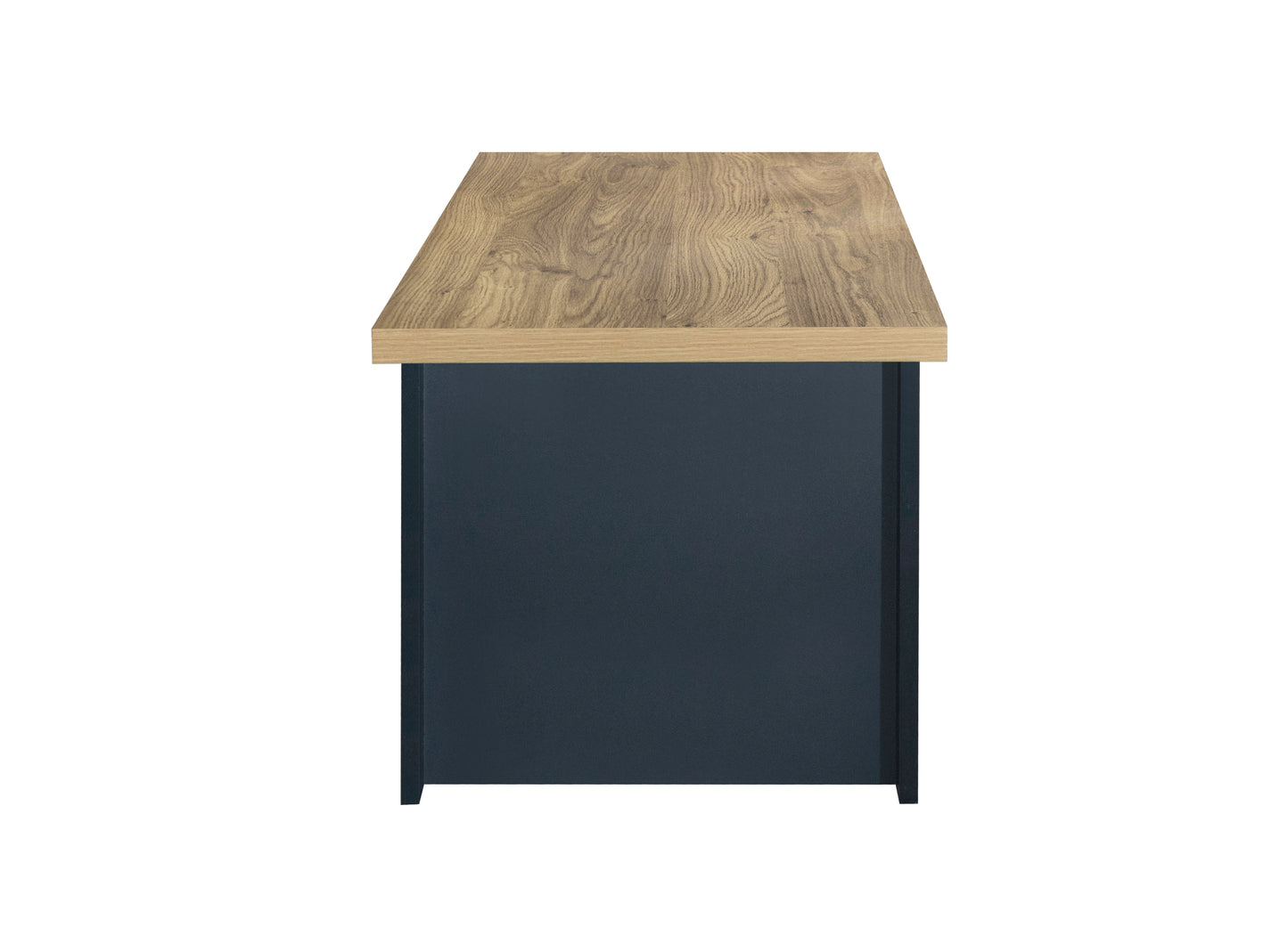 Highgate Coffee Table Navy Blue & Oak