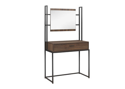 Houston Dressing Table & Mirror Walnut