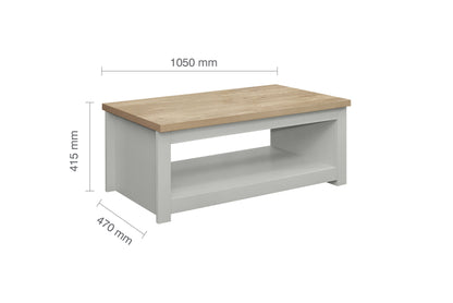 Highgate Coffee Table Grey & Oak