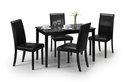 HUDSON DINING CHAIR - BLACK