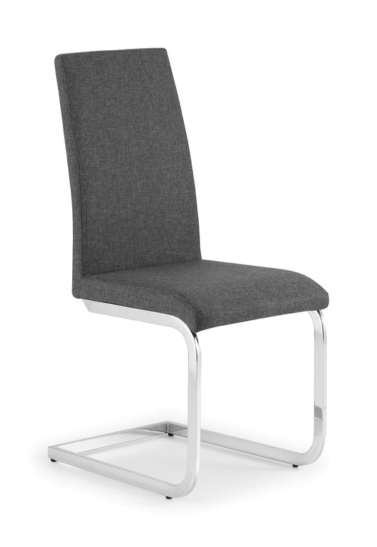 ROMA CANTILEVER DINING CHAIR SLATE GREY