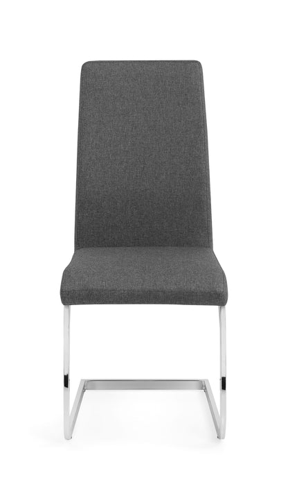 ROMA CANTILEVER DINING CHAIR SLATE GREY