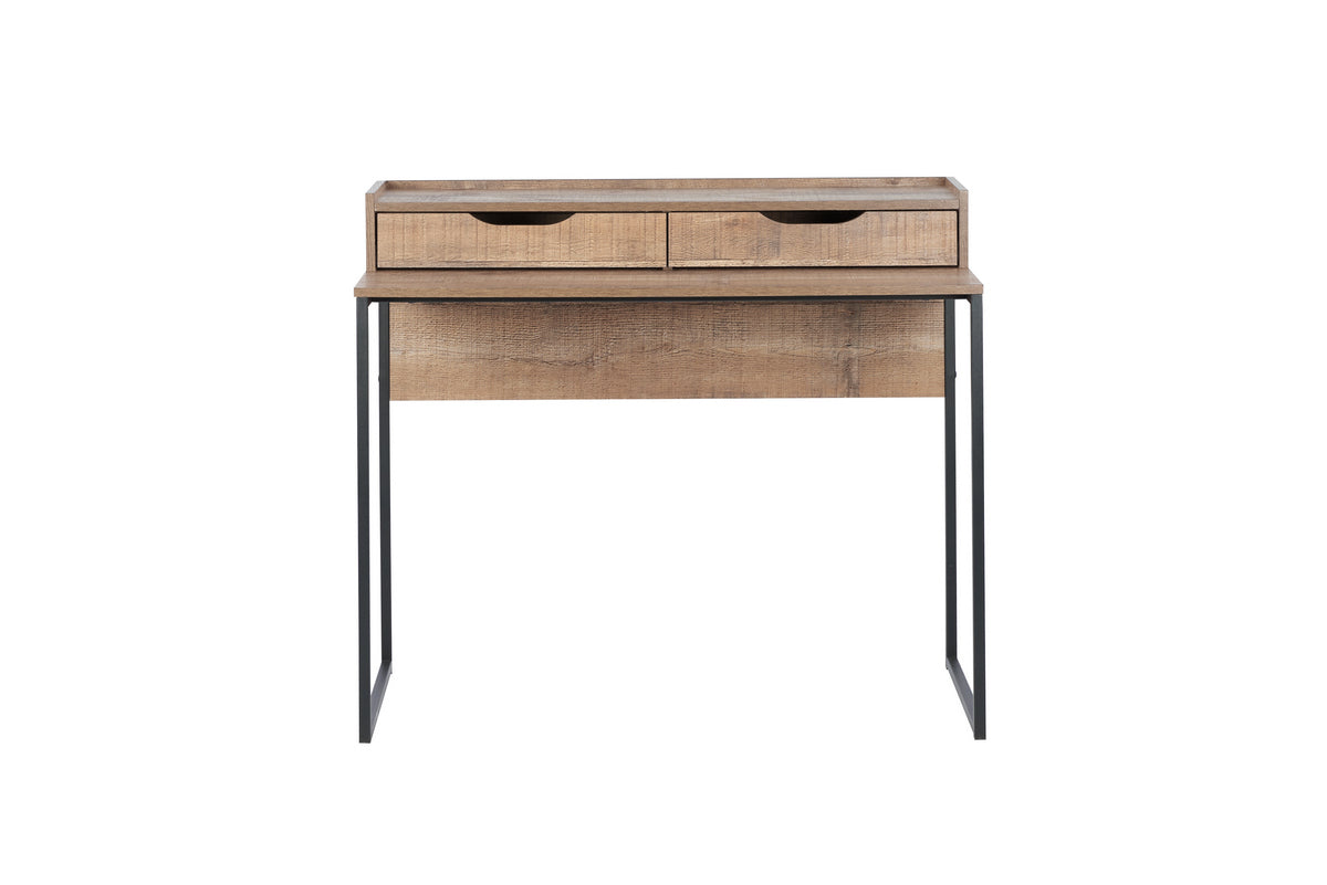 Urban 2 Drawer Office Desk Brown