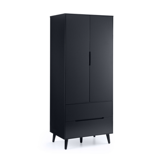 ALICIA 2 DOOR WARDROBE - ANTHRACITE