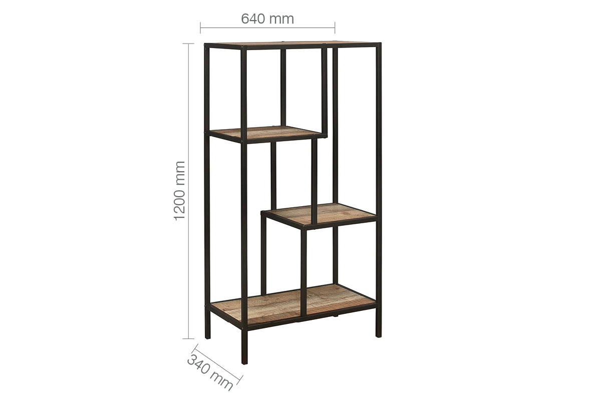 Urban Medium Shelving Unit Brown